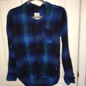 blue flannel